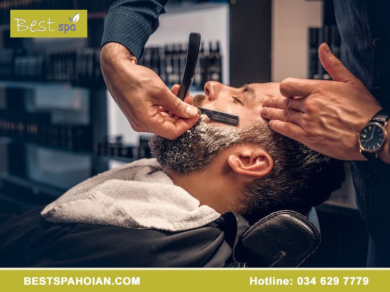 Ear Cleaning with Facial Shaving for Fresh Skin